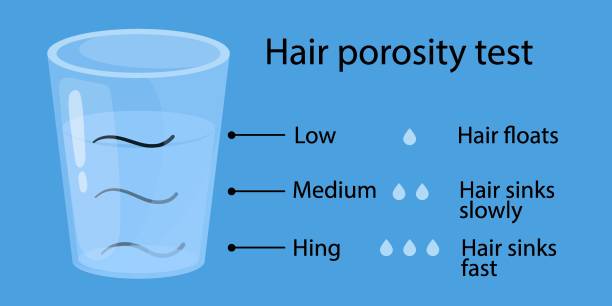 High porosity hair